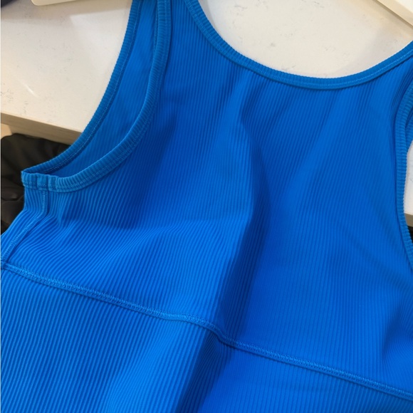 Lululemon Blue Ribbed Tank Top - Picture 3 of 3